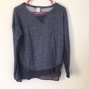 Blue long sleeve shirt